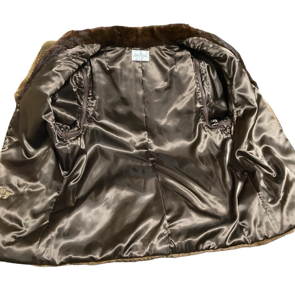 Vintage Anastasia Furs Mink Coat Brown - Picture 10 of 16